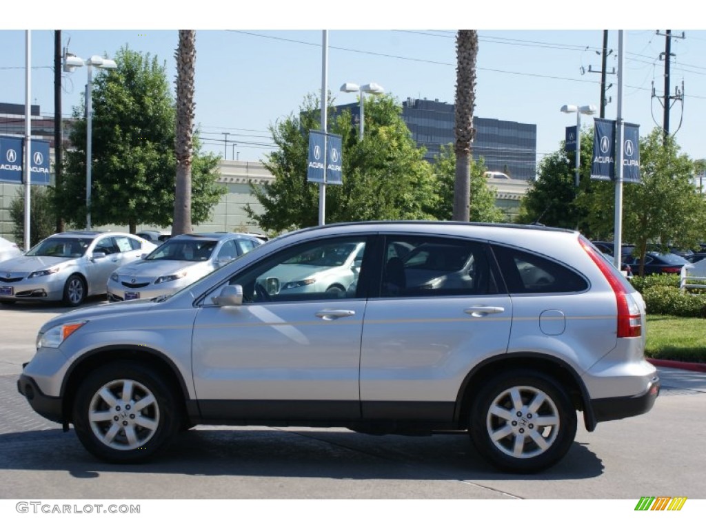 2009 CR-V EX-L 4WD - Alabaster Silver Metallic / Ivory photo #2