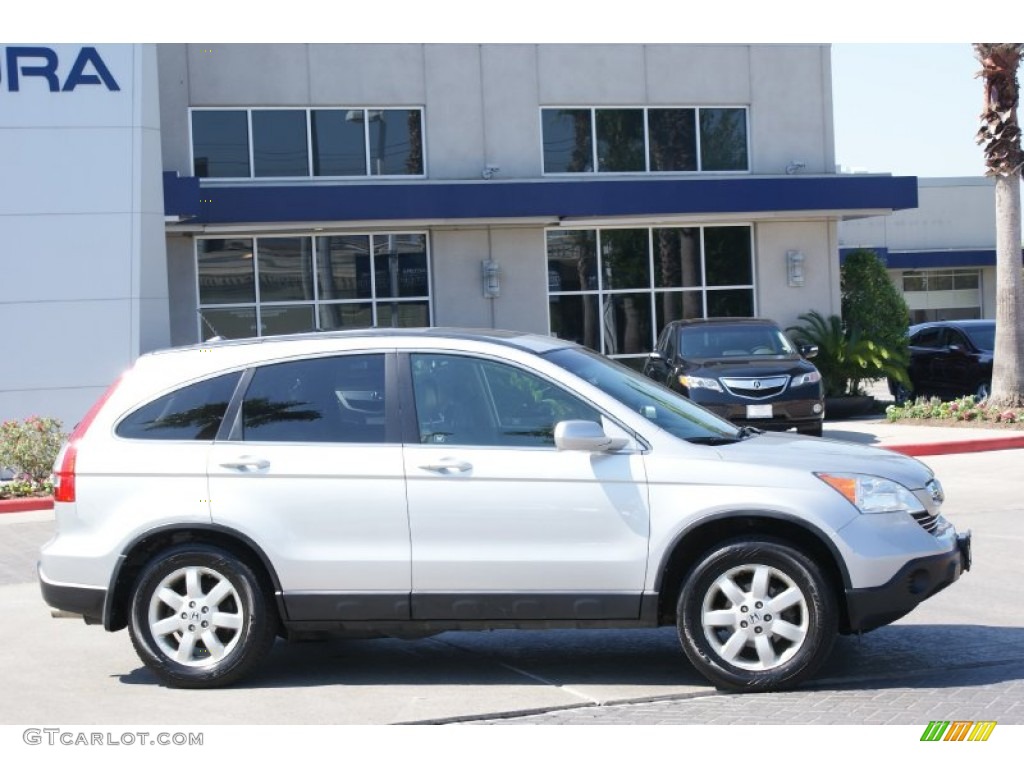 2009 CR-V EX-L 4WD - Alabaster Silver Metallic / Ivory photo #3