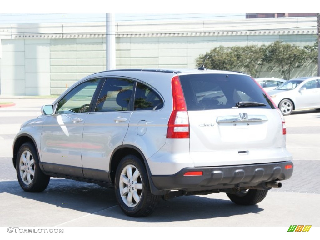 2009 CR-V EX-L 4WD - Alabaster Silver Metallic / Ivory photo #4