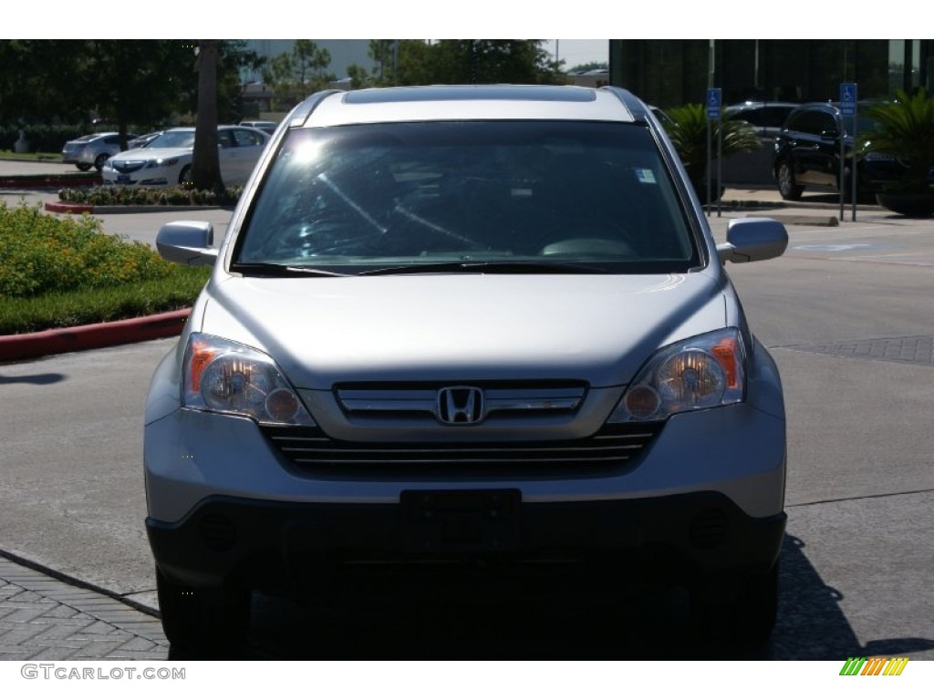 2009 CR-V EX-L 4WD - Alabaster Silver Metallic / Ivory photo #7