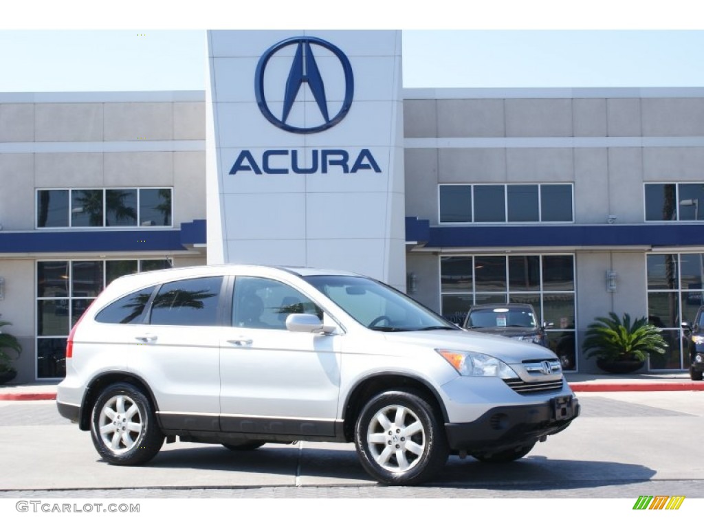 2009 CR-V EX-L 4WD - Alabaster Silver Metallic / Ivory photo #9