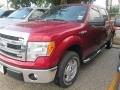 2014 Ruby Red Ford F150 XLT SuperCrew  photo #3