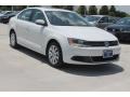 2014 Pure White Volkswagen Jetta SE Sedan  photo #1