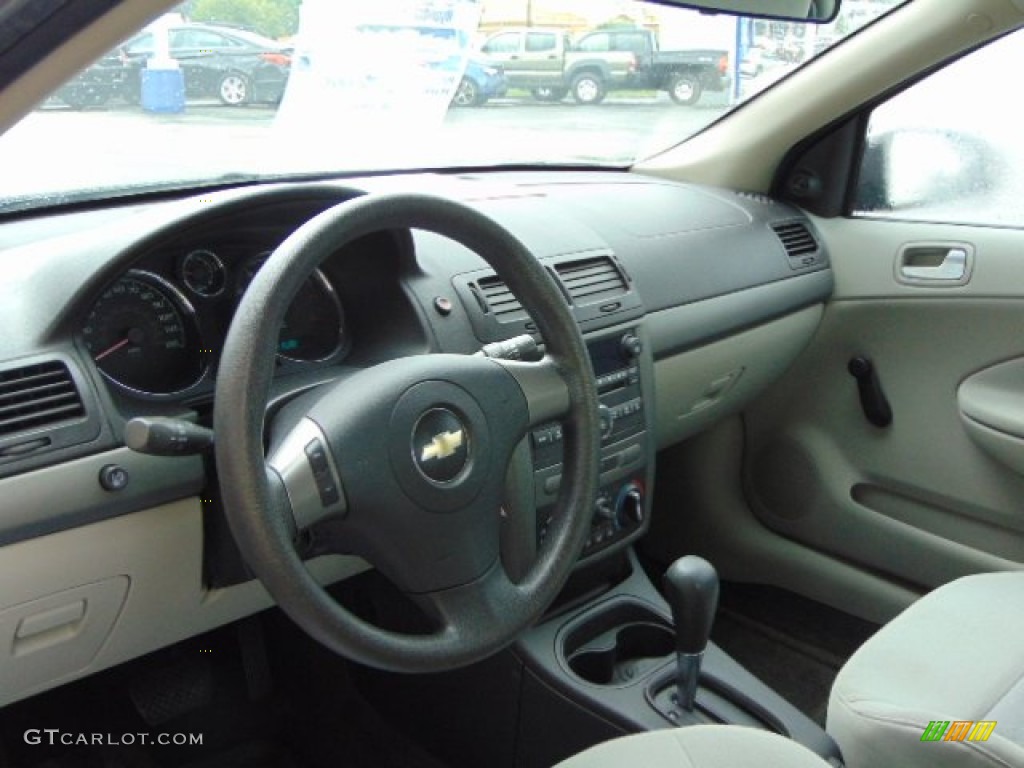 2007 Cobalt LS Coupe - Black / Gray photo #12