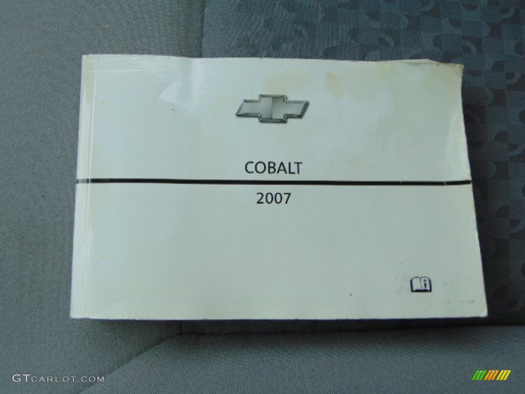2007 Cobalt LS Coupe - Black / Gray photo #23