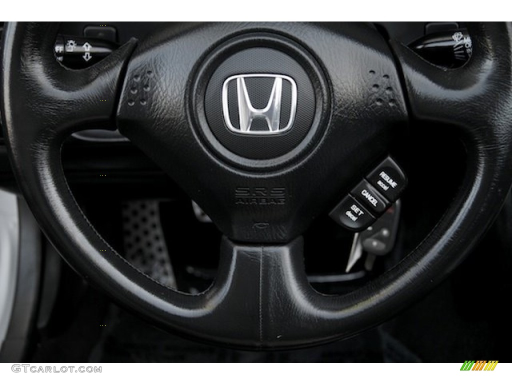 2006 Honda S2000 Roadster Black Steering Wheel Photo #96303264