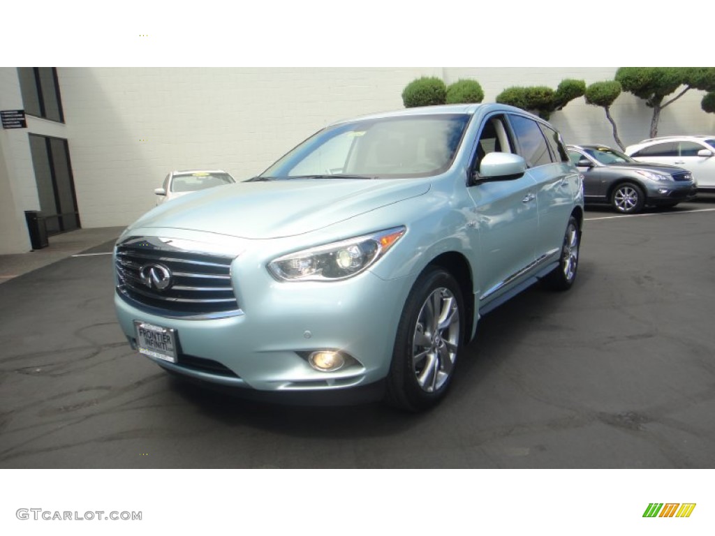 2014 QX60 Hybrid AWD - Glacial Silver / Graphite photo #1