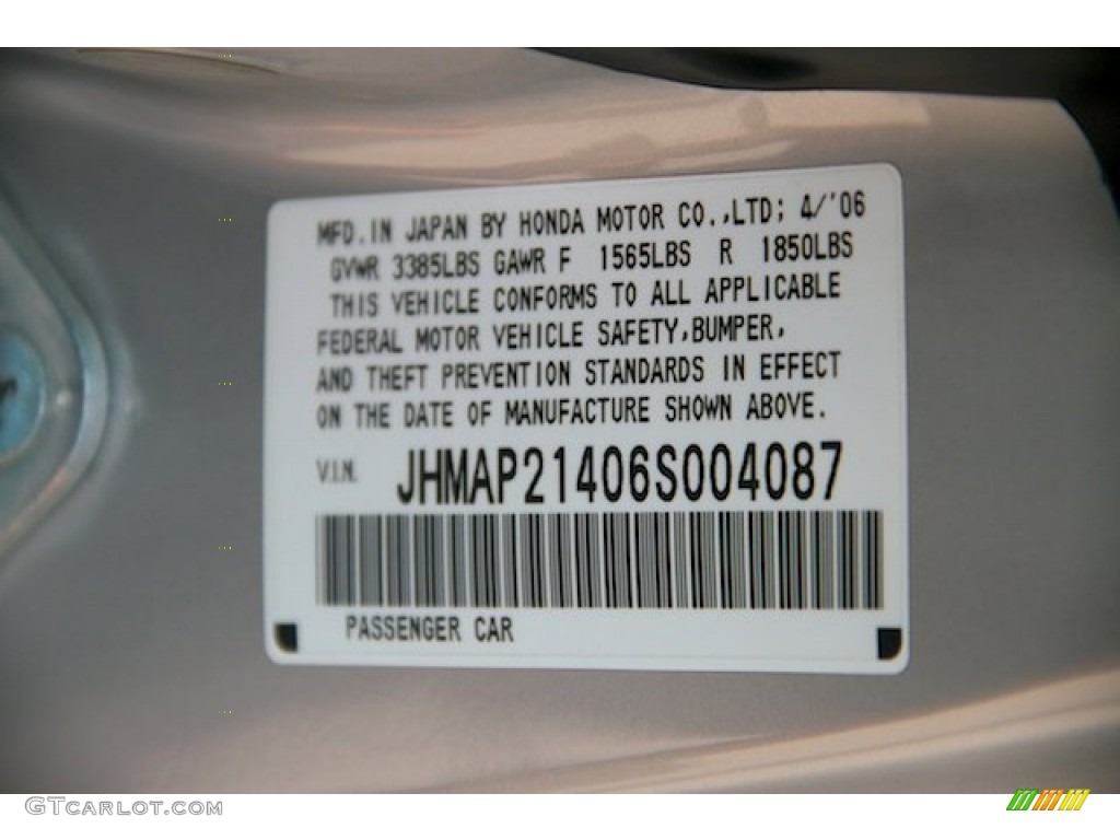 2006 S2000 Roadster - Sebring Silver Metallic / Black photo #34