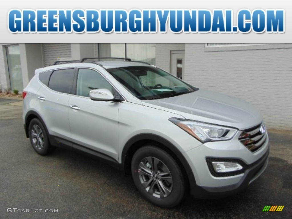 Moonstone Silver Hyundai Santa Fe Sport