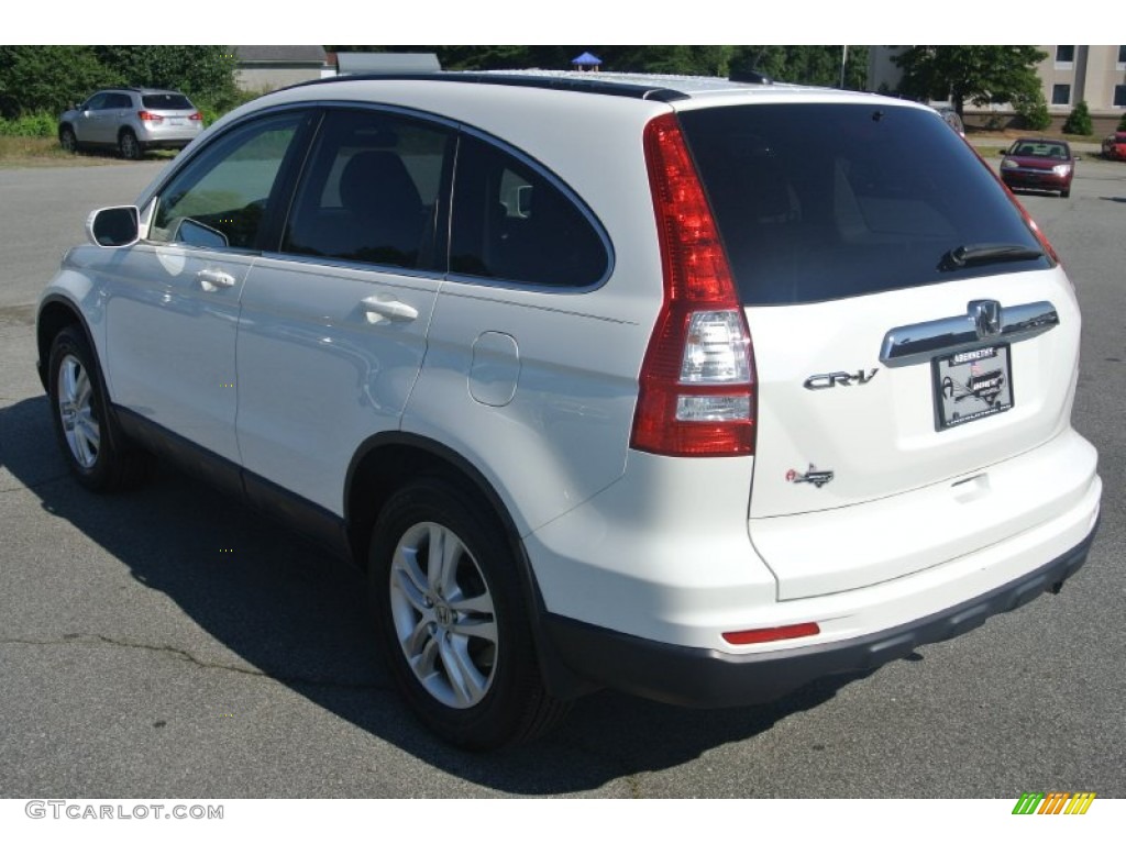 2011 CR-V EX-L - Taffeta White / Gray photo #4