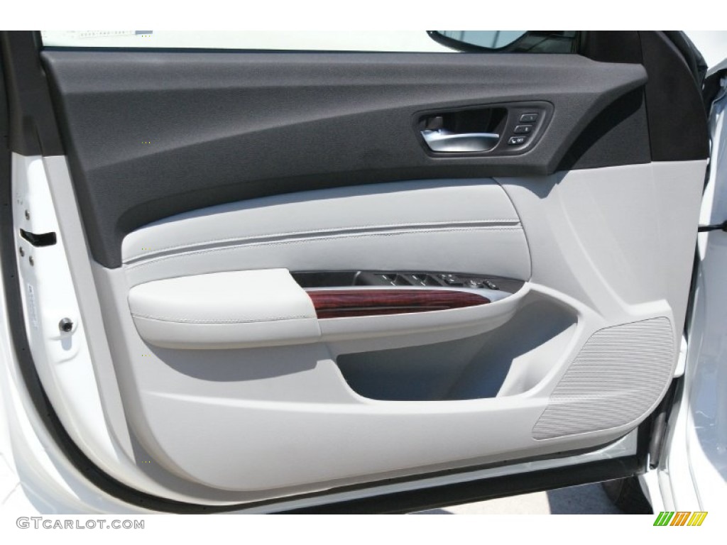 2015 Acura TLX 3.5 Graystone Door Panel Photo #96306918