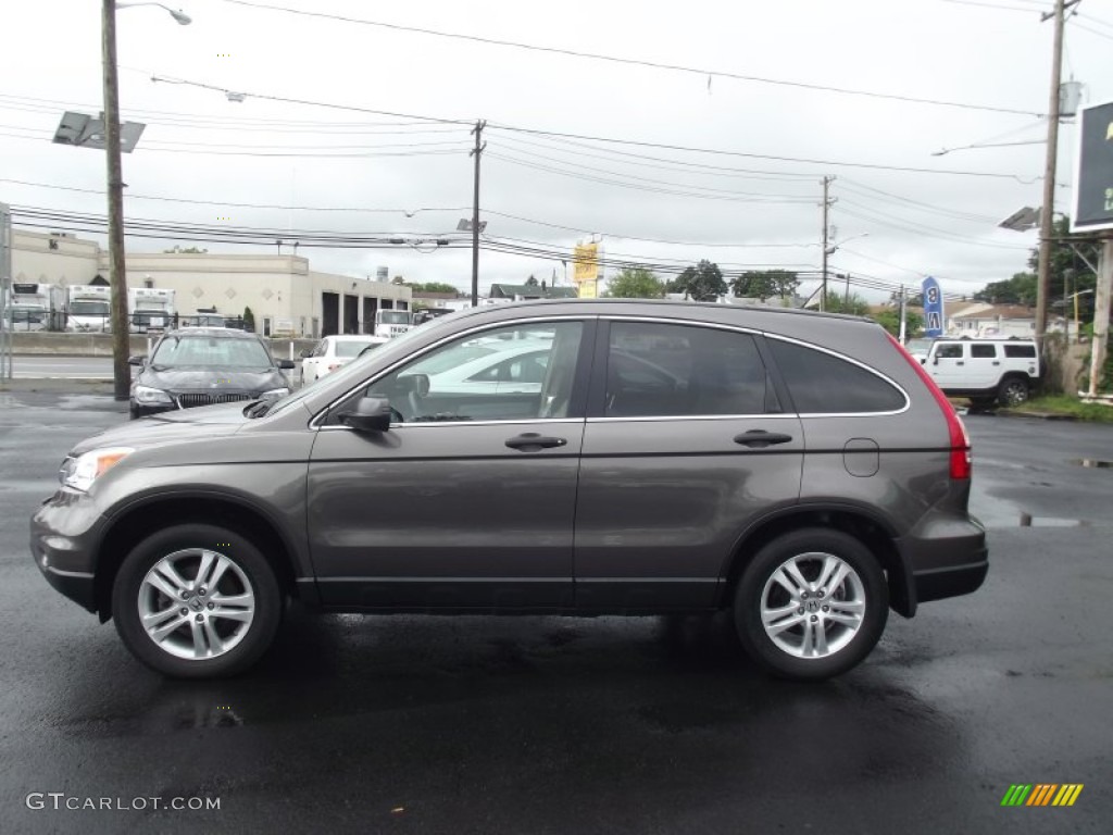 2011 CR-V EX 4WD - Polished Metal Metallic / Black photo #5