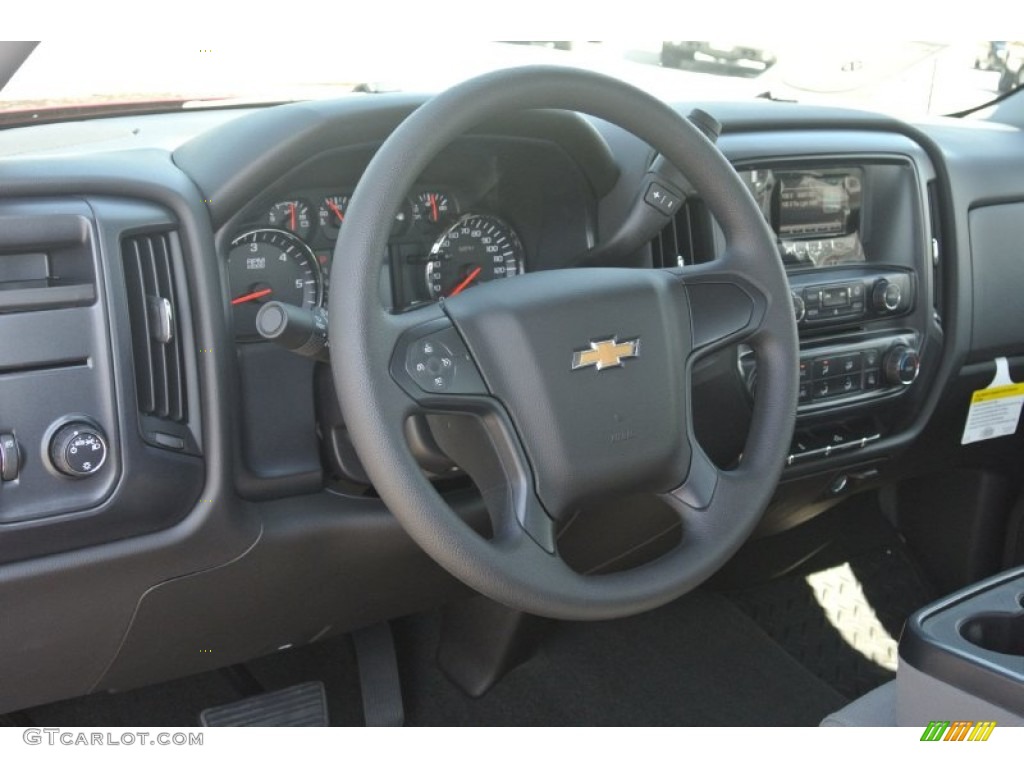 2014 Silverado 1500 WT Regular Cab - Deep Ruby Metallic / Jet Black/Dark Ash photo #19