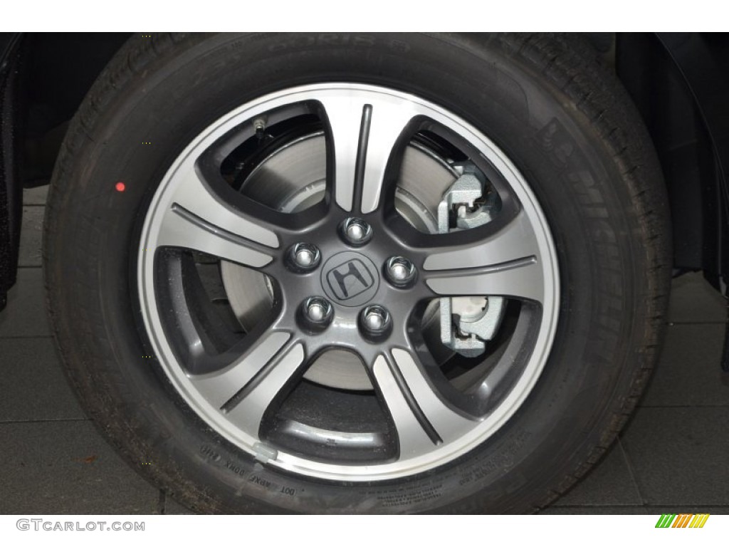 2015 Pilot SE - Crystal Black Pearl / Gray photo #3