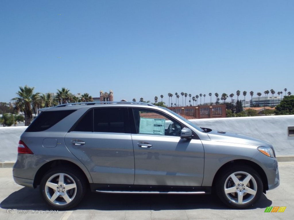 Paladium Silver Metallic 2015 Mercedes-Benz ML 350 Exterior Photo #96312450