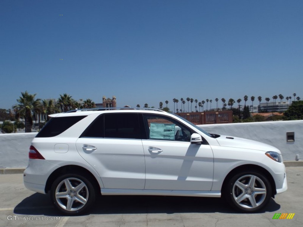 Polar White 2015 Mercedes-Benz ML 400 4Matic Exterior Photo #96312690