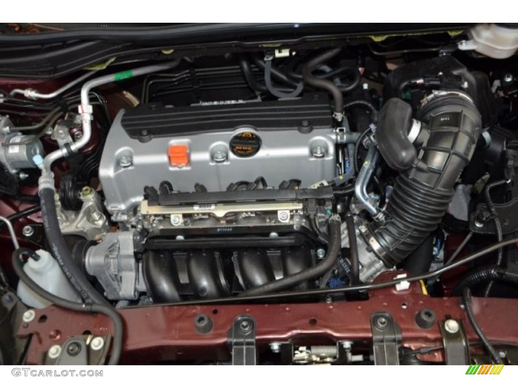 2014 CR-V EX-L - Basque Red Pearl II / Gray photo #23
