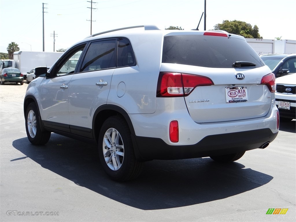 2015 Sorento LX - Bright Silver / Black photo #4