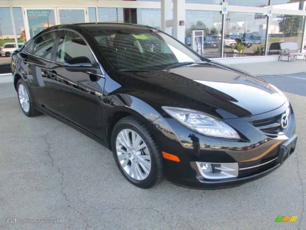 2009 MAZDA6 i Touring - Ebony Black / Black photo #1