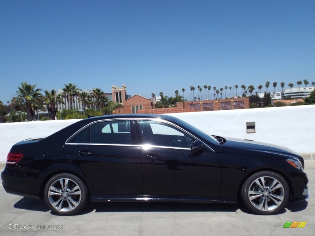 2014 E 350 Sport Sedan - Black / Black photo #3