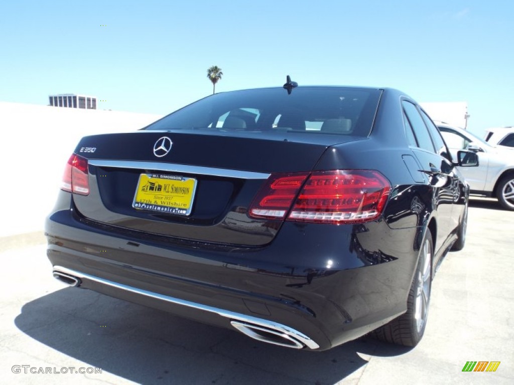 2014 E 350 Sport Sedan - Black / Black photo #4