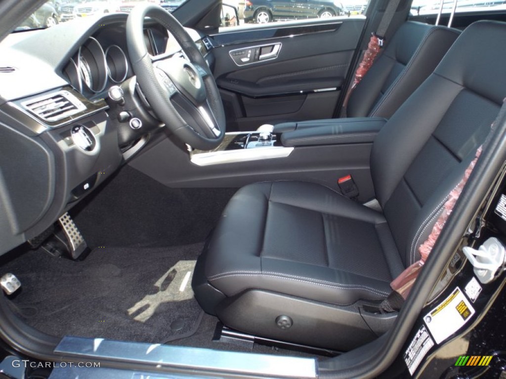 2014 E 350 Sport Sedan - Black / Black photo #7