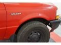 2000 Bright Red Ford Ranger XL Regular Cab  photo #45