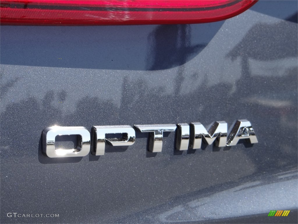 2015 Optima LX - Smokey Blue Metallic / Black photo #8