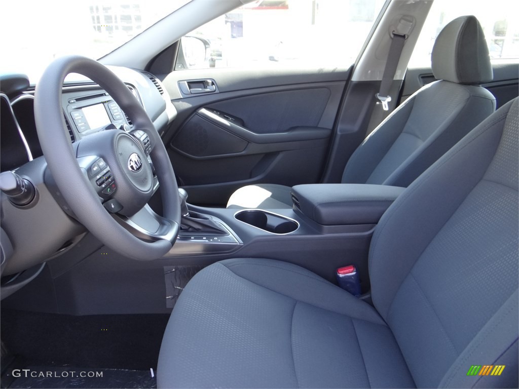 2015 Optima LX - Smokey Blue Metallic / Black photo #11