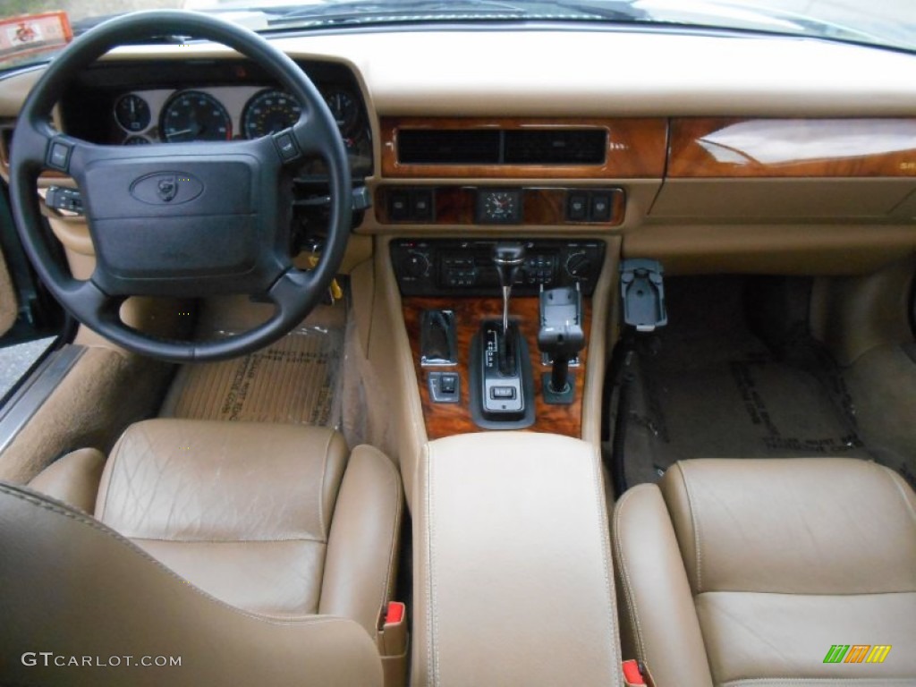 1995 Jaguar XJ XJS Convertible Coffee Dashboard Photo #96317667