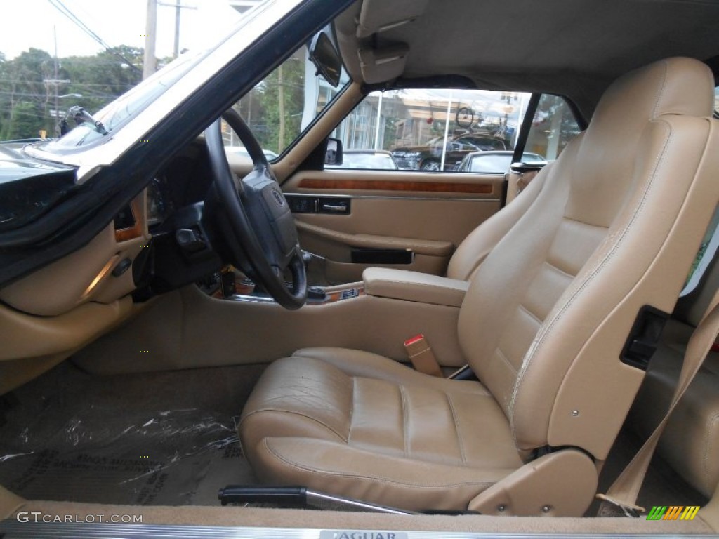 Coffee Interior 1995 Jaguar XJ XJS Convertible Photo #96317796