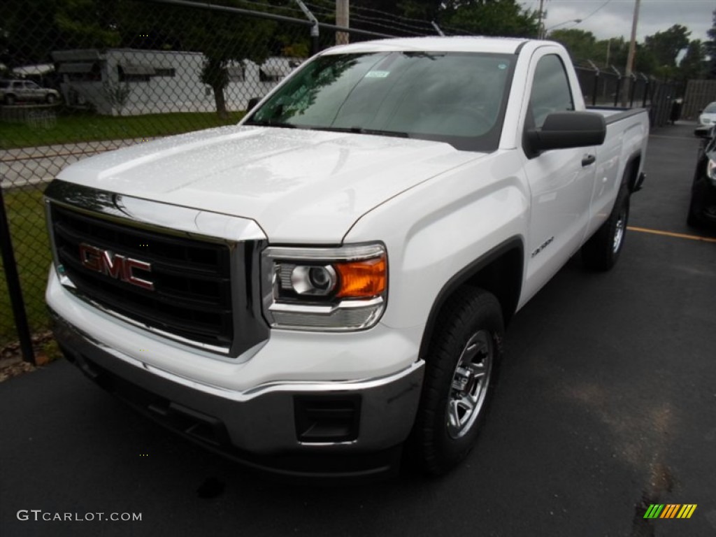 2014 Sierra 1500 Regular Cab - Summit White / Jet Black/Dark Ash photo #1