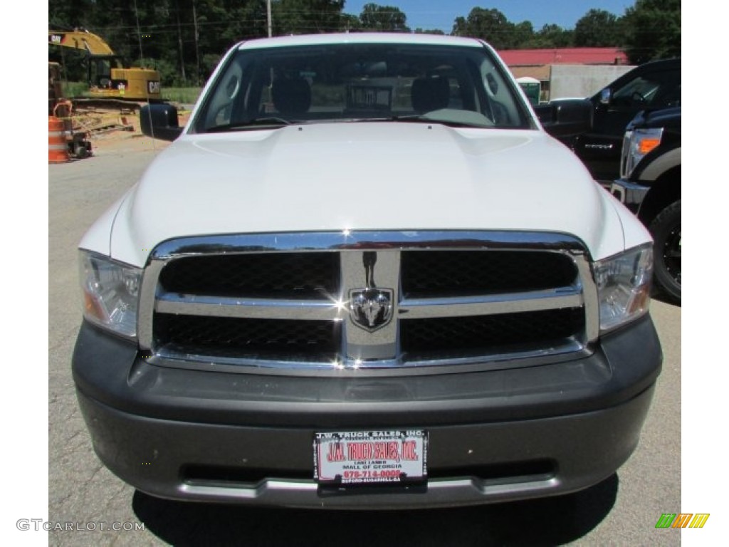 2011 Ram 1500 ST Regular Cab - Bright White / Dark Slate Gray/Medium Graystone photo #7