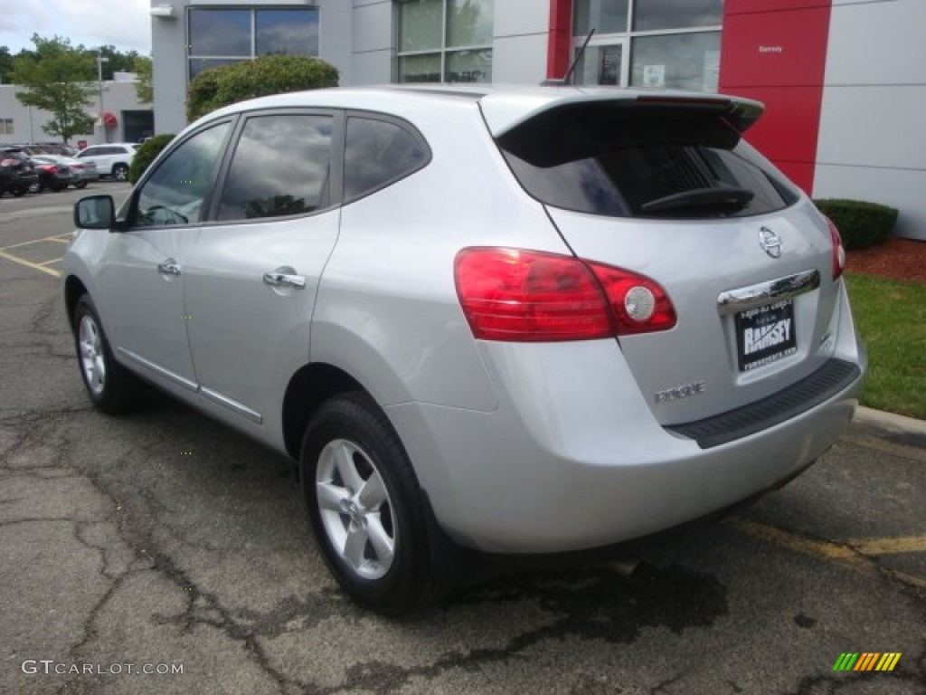 2012 Rogue S AWD - Brilliant Silver / Black photo #7