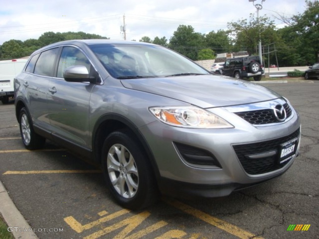 2011 CX-9 Touring AWD - Dolphin Gray Mica / Black photo #3