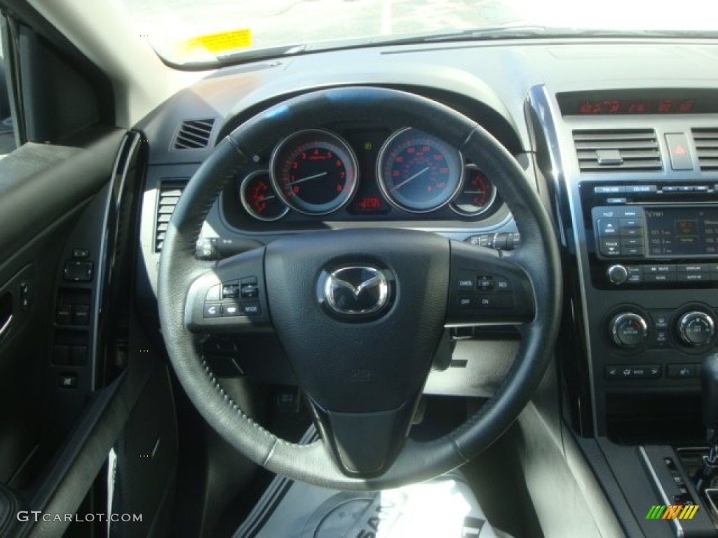 2011 CX-9 Touring AWD - Dolphin Gray Mica / Black photo #21