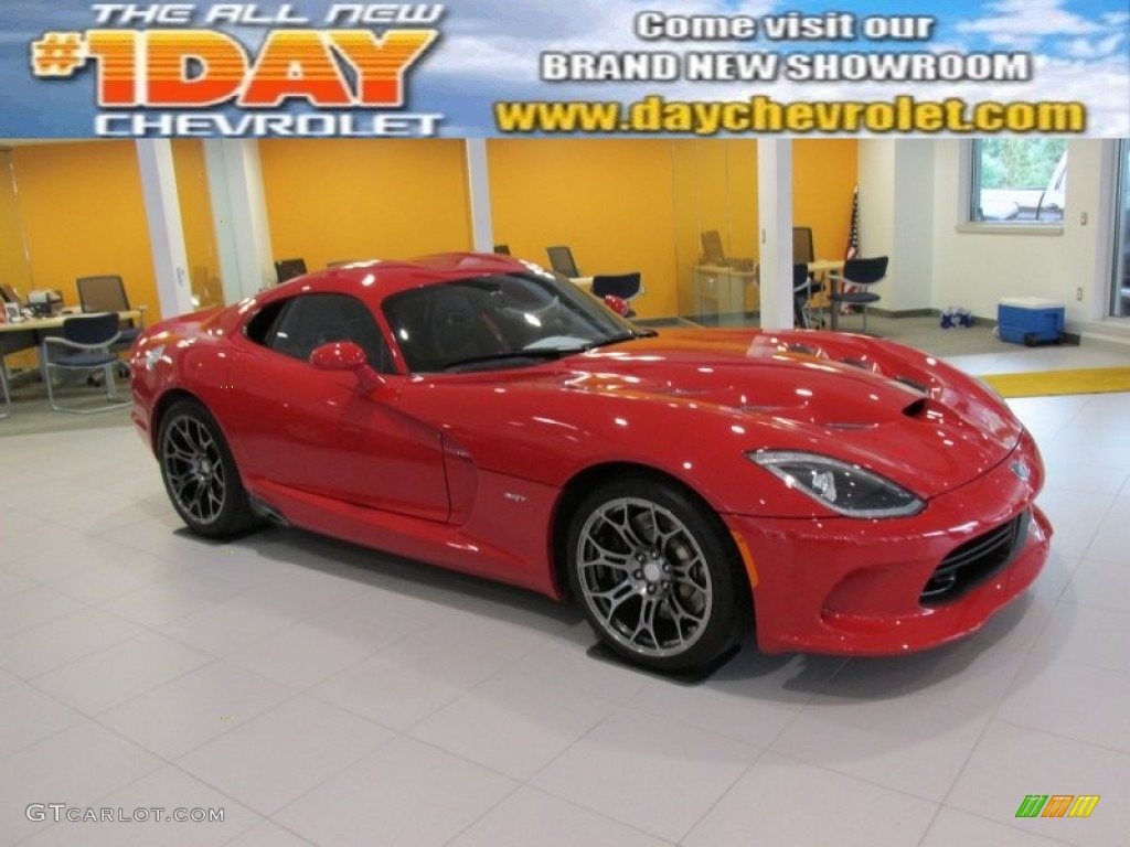 2013 SRT Viper Coupe - Adrenaline Red / Black photo #1