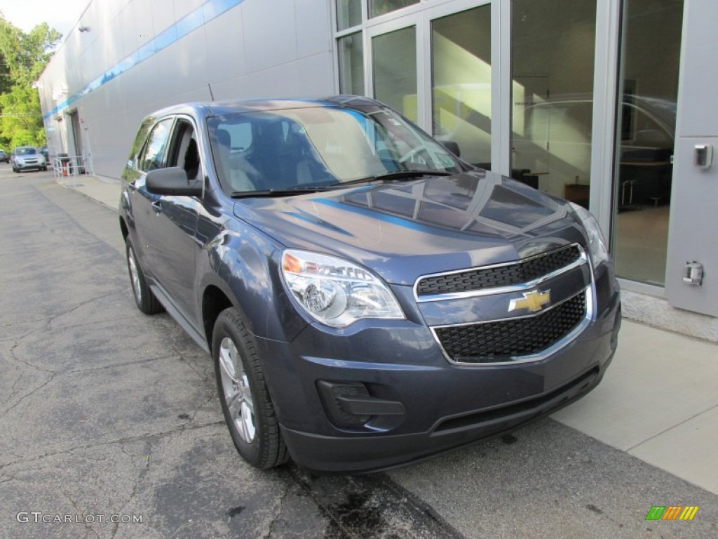 2014 Equinox LS - Atlantis Blue Metallic / Light Titanium/Jet Black photo #9