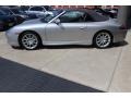 2000 Arctic Silver Metallic Porsche 911 Carrera 4 Cabriolet  photo #4