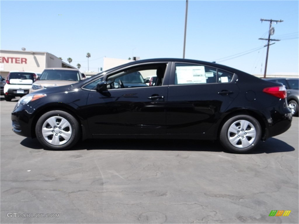 2015 Forte LX - Aurora Black / Gray Two Tone photo #5