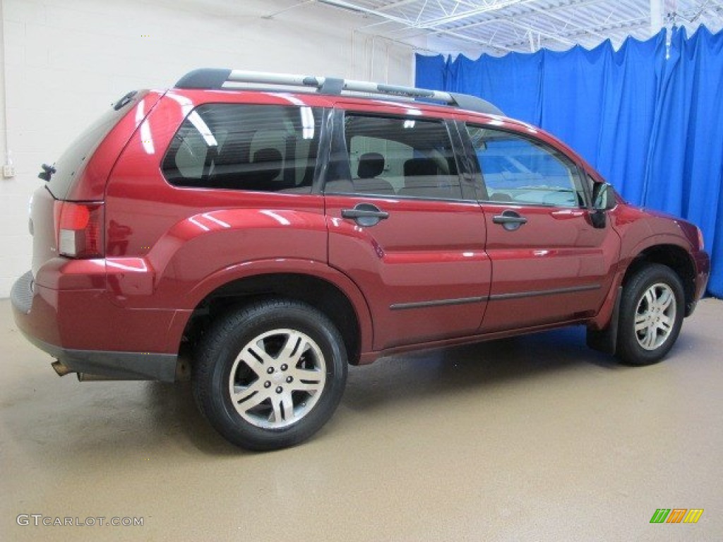 2006 Endeavor LS AWD - Ultra Red Pearl / Charcoal photo #9