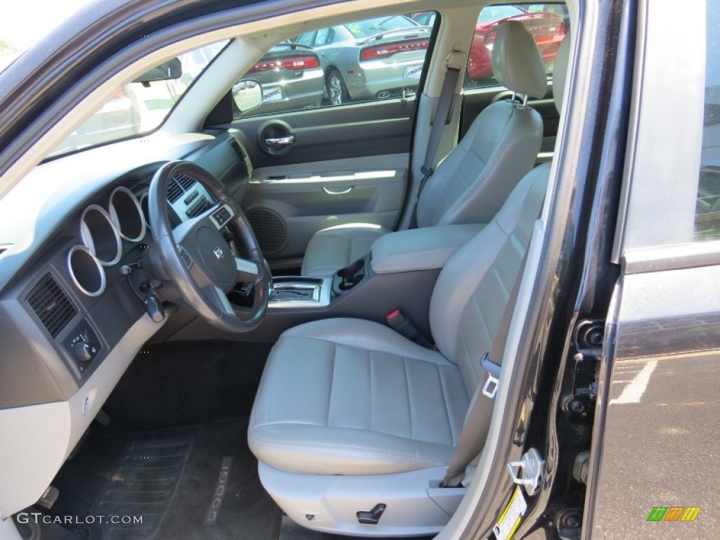 2007 Charger R/T - Brilliant Black Crystal Pearl / Dark Slate Gray/Light Graystone photo #9