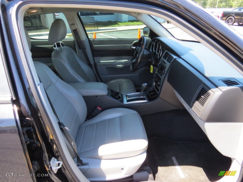 2007 Charger R/T - Brilliant Black Crystal Pearl / Dark Slate Gray/Light Graystone photo #19