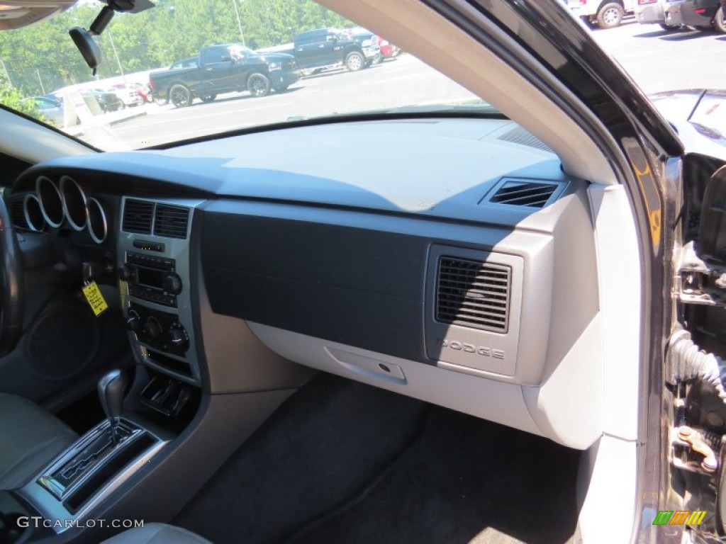 2007 Charger R/T - Brilliant Black Crystal Pearl / Dark Slate Gray/Light Graystone photo #20