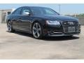 2015 Phantom Black Pearl Audi S8 quattro S  photo #1