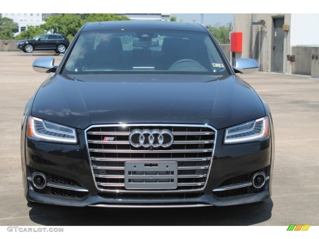 Phantom Black Pearl 2015 Audi S8 quattro S Exterior Photo #96330234
