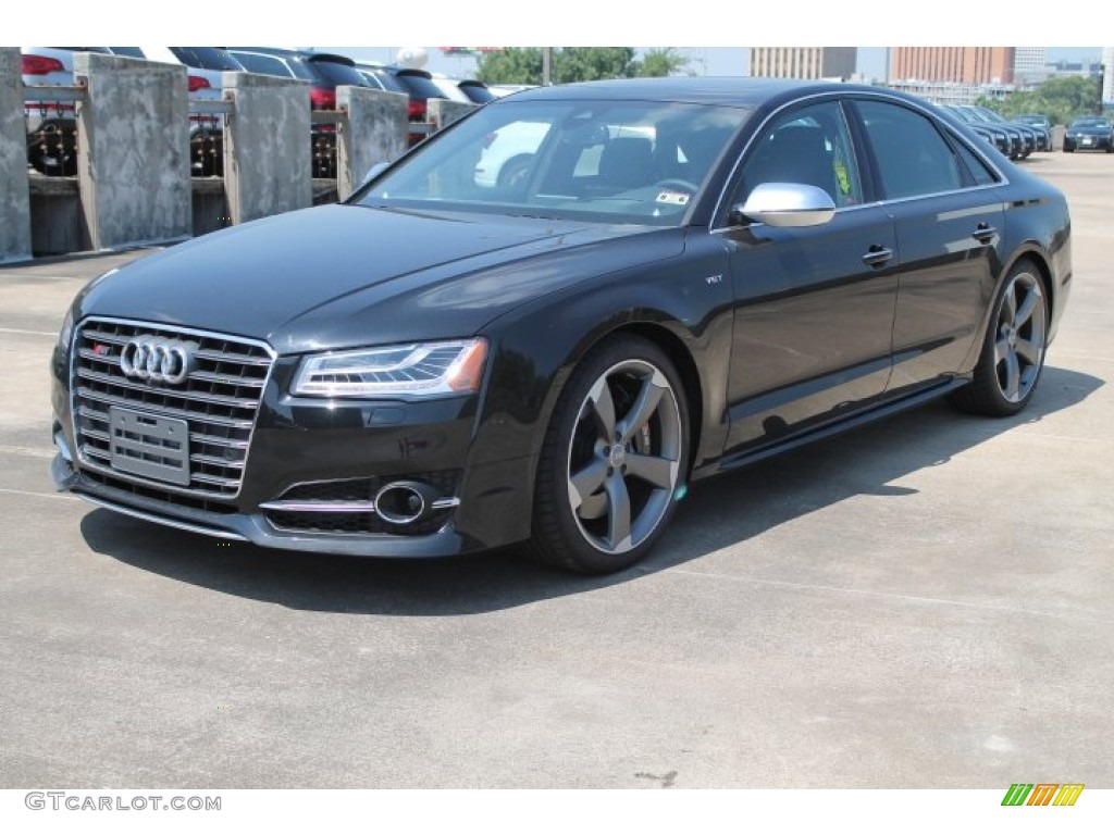 Phantom Black Pearl 2015 Audi S8 quattro S Exterior Photo #96330243