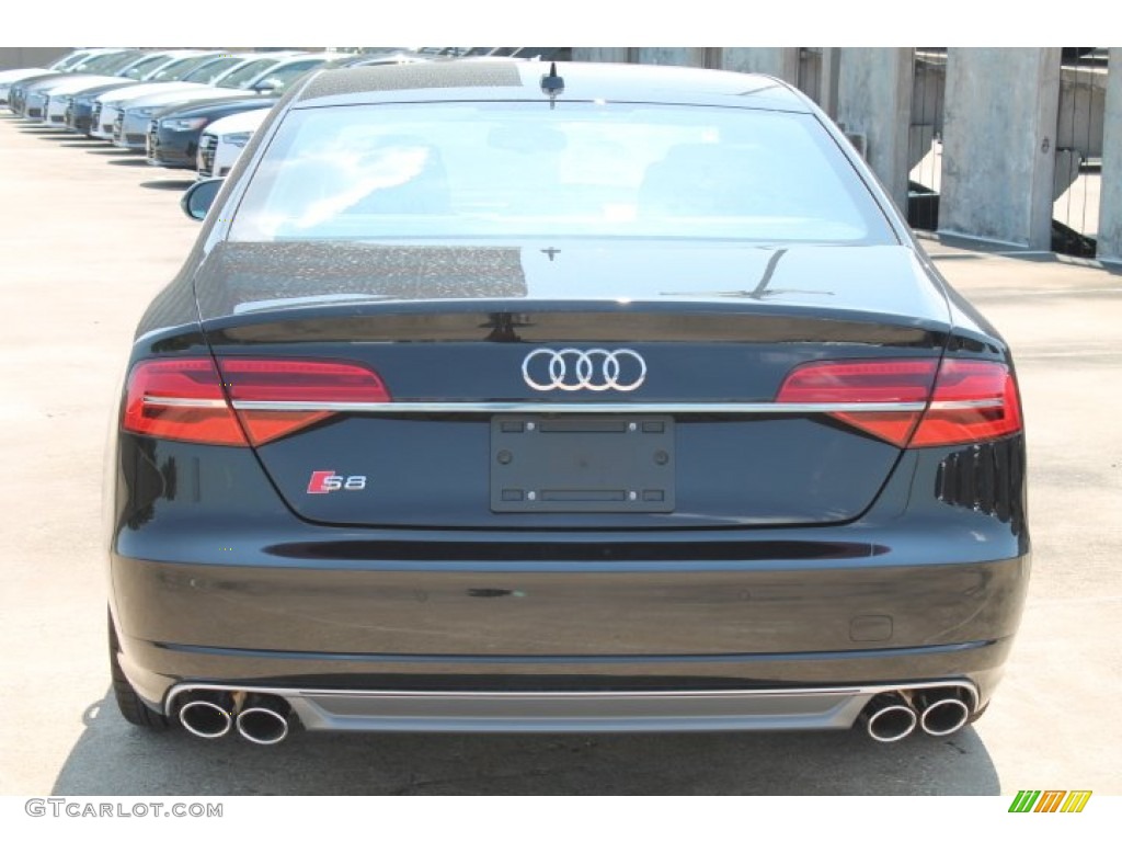 Phantom Black Pearl 2015 Audi S8 quattro S Exterior Photo #96330297