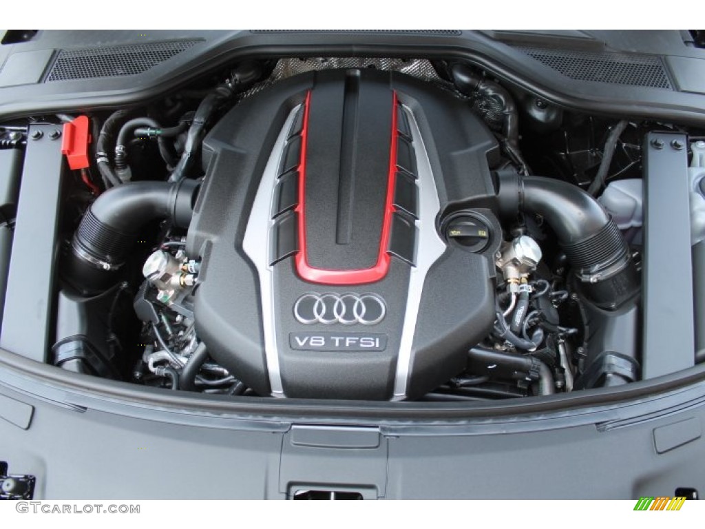 2015 Audi S8 quattro S 4.0 Liter FSI Turbocharged DOHC 32-Valve VVT V8 Engine Photo #96330702
