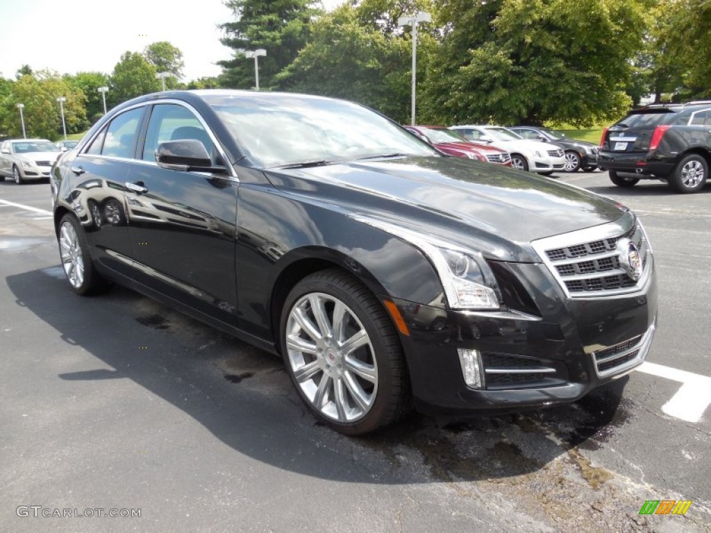 Black Diamond Tricoat 2014 Cadillac ATS 3.6L AWD Exterior Photo #96330805